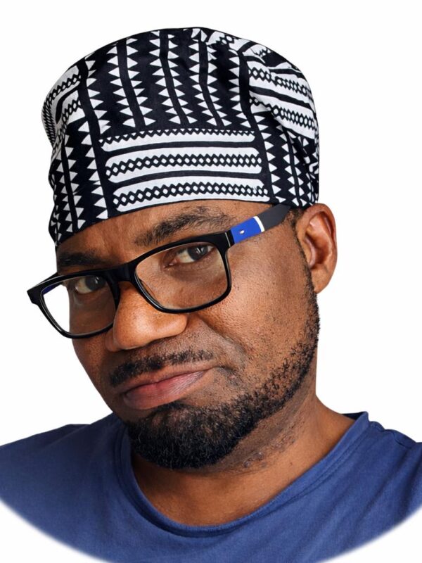 Unisex Kente Print Hat | African Kufi Cap
