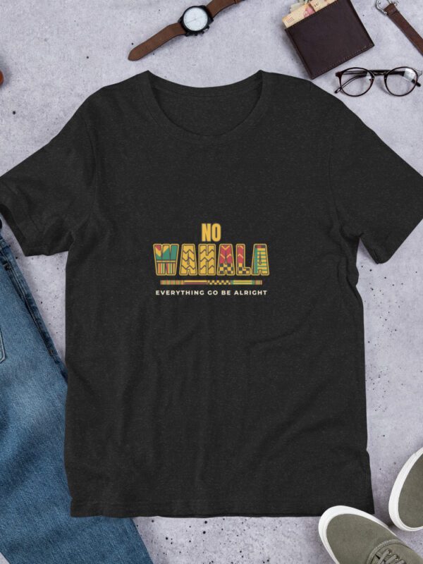 No Wahala Kente T-Shirt – Unisex Nigerian Pidgin Graphic Tee