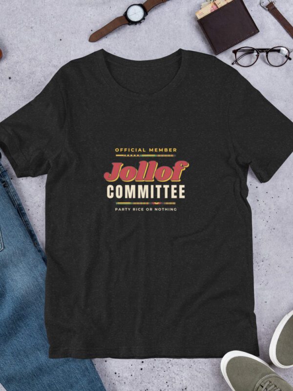 Jollof Committee T-Shirt – Official Member Party Rice Unisex Tee